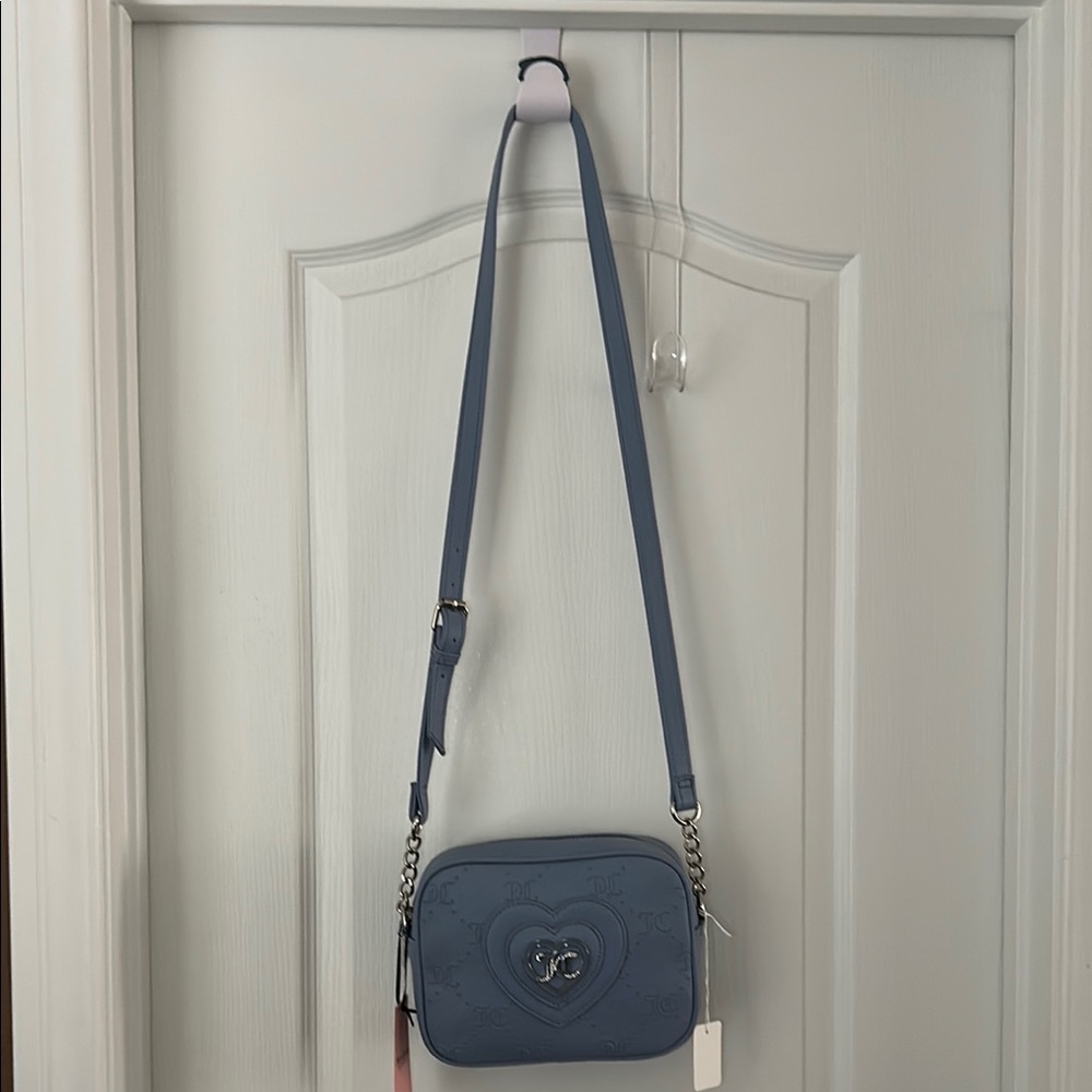 Juicy Couture Slate Blue Camera Crossbody